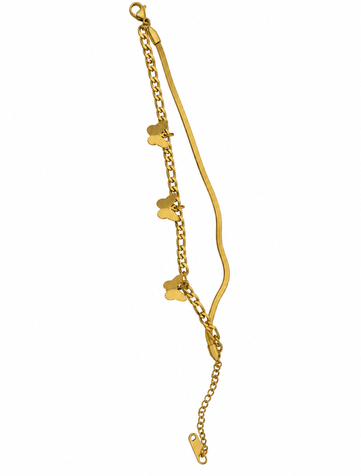 Butterfly Muse Double Layer Bracelet