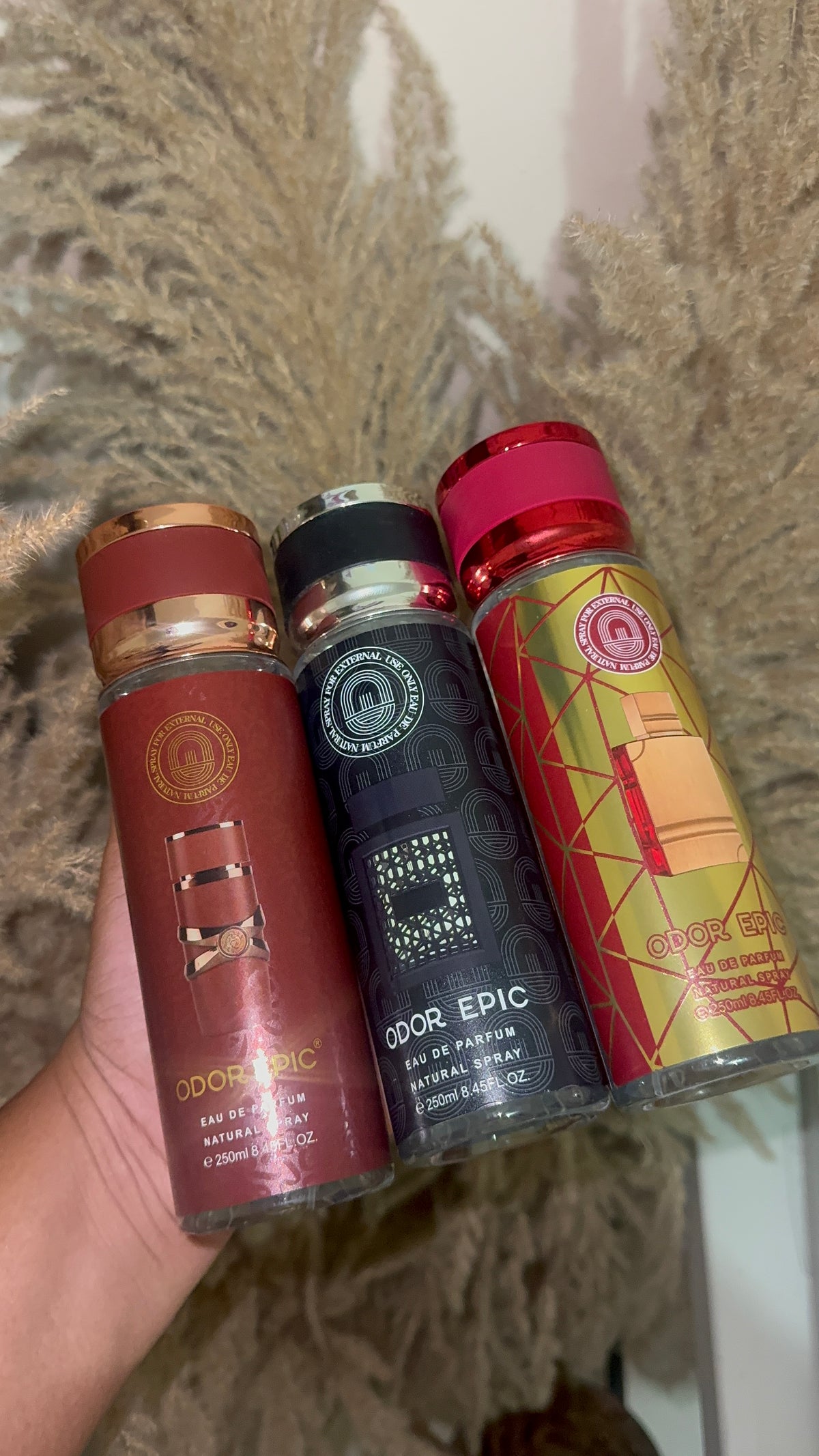 ODOR EPIC Men’s Fragrance Body Sprays – 250ML | 3-Piece Set