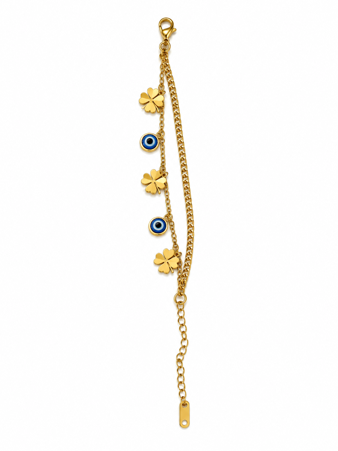 Evil Eye Double Layer Bracelet