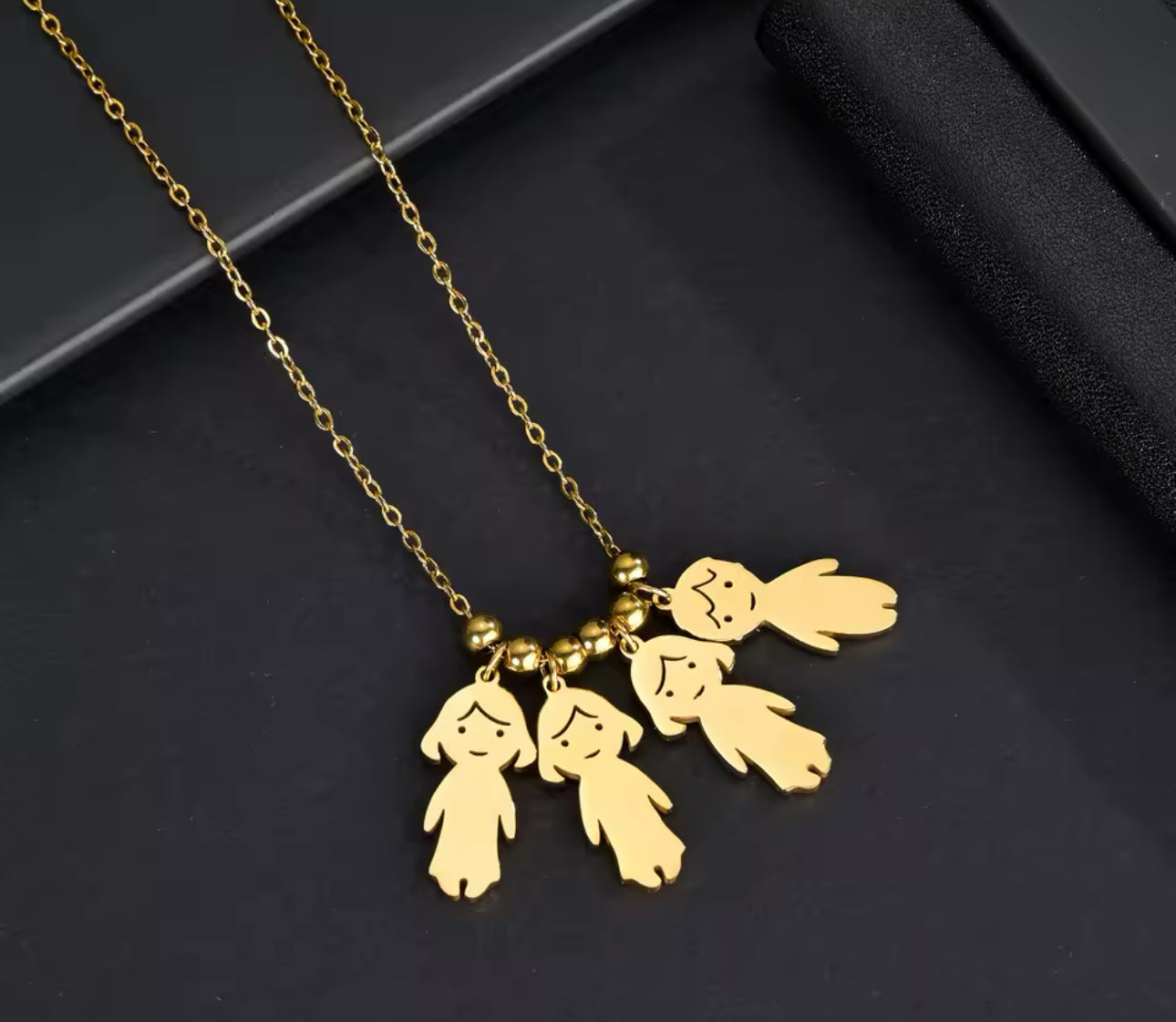 Stainless steel custom forever linked name necklace