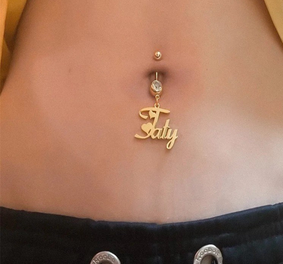 Stainless steel custom belly ring