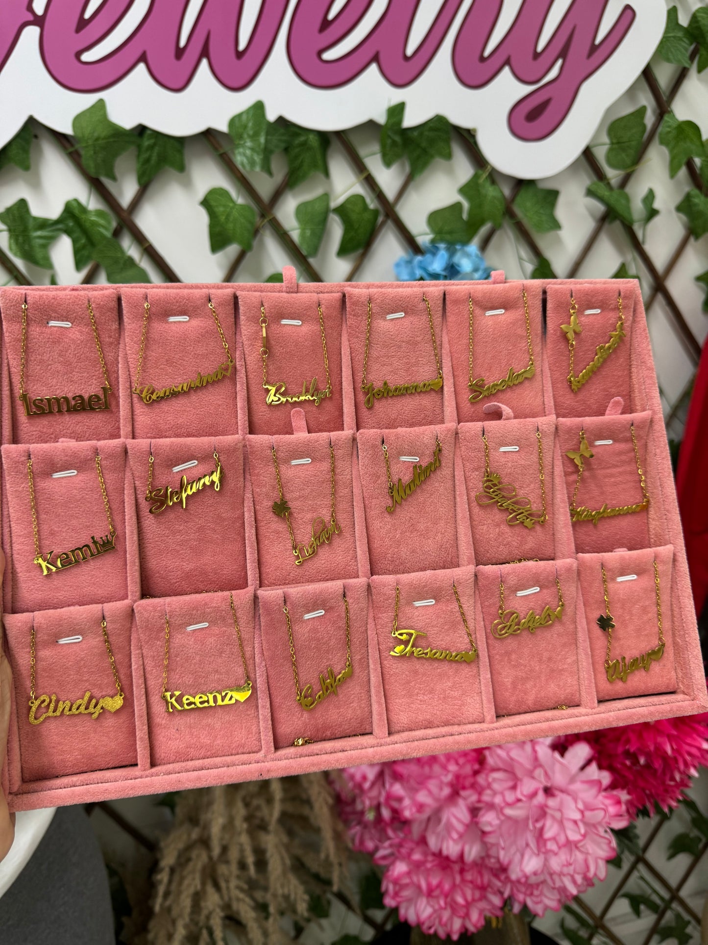 Instock custom name chains