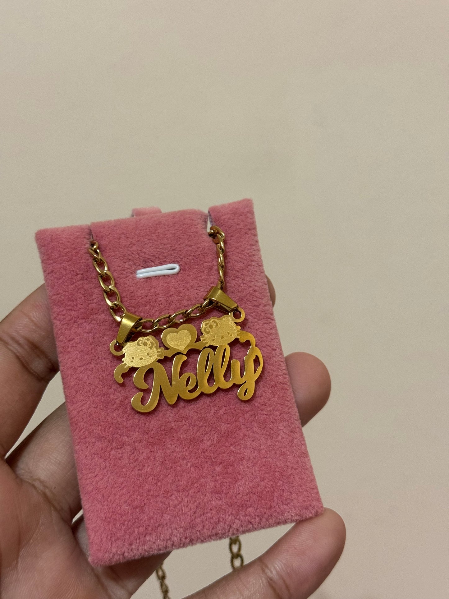 INSTOCK hello kitty NAME CHAIN ( NO PRE ORDER) cut out