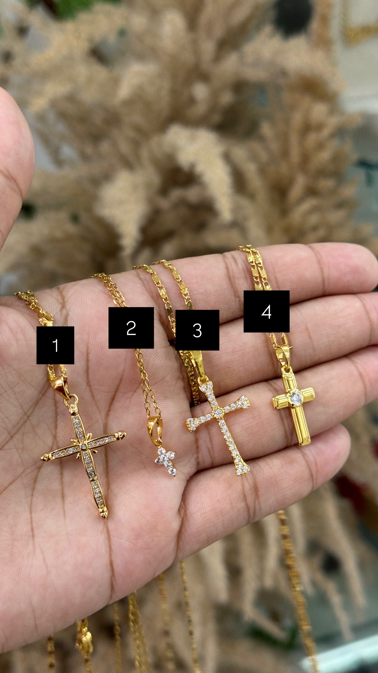 Gold plated charm Necklaces