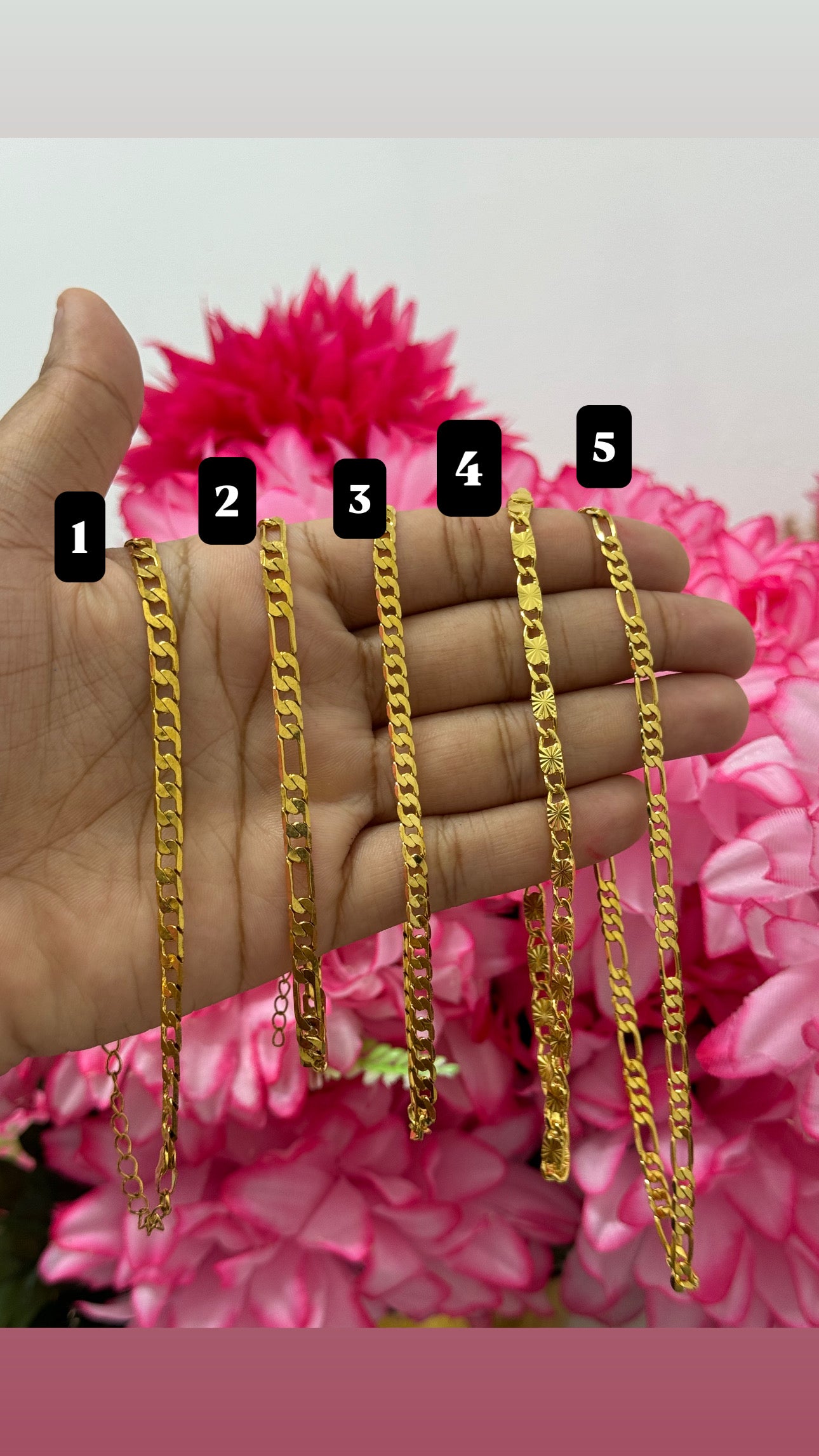 Gold plated anklet