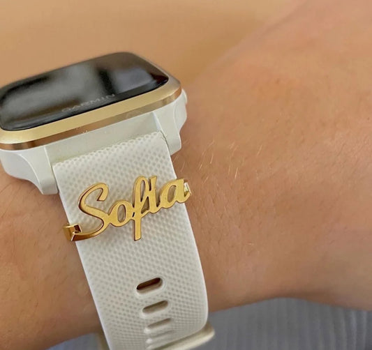 Stainless steel custom name tags for watch