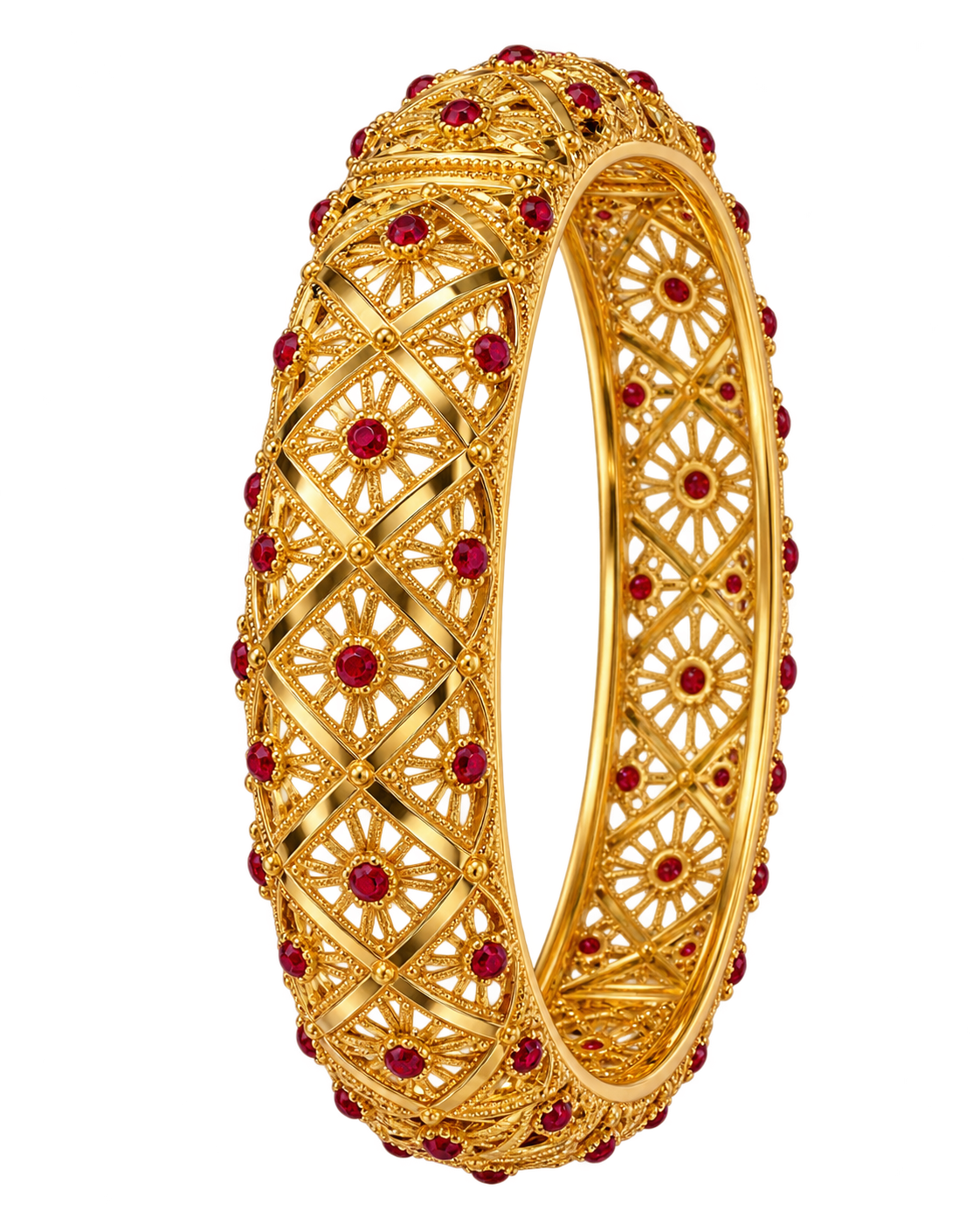 Ruby Heirloom Bangle
