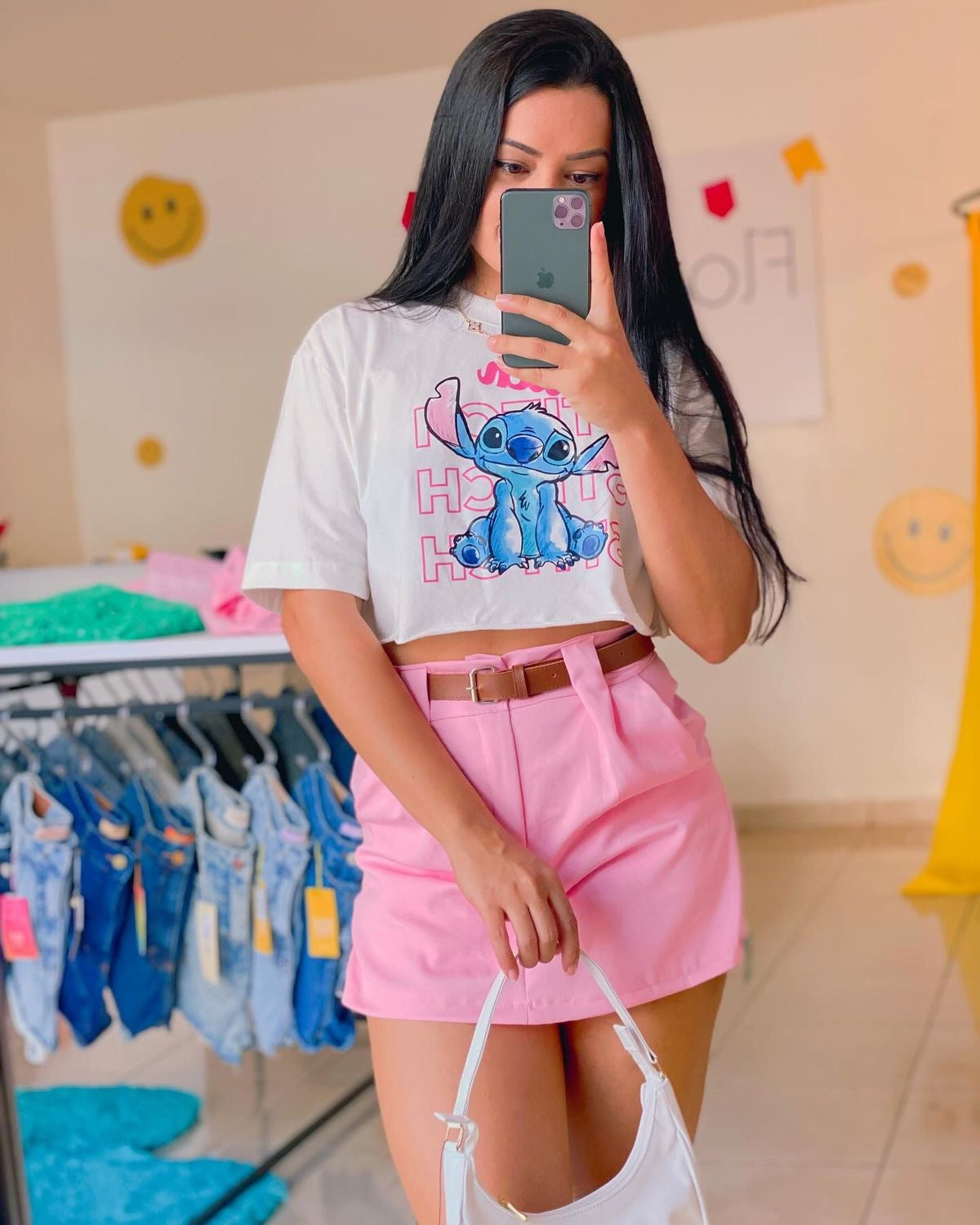Stitch crop top