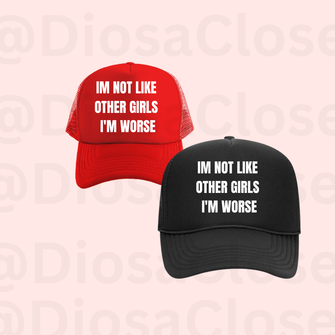 not like other girls tucker hat