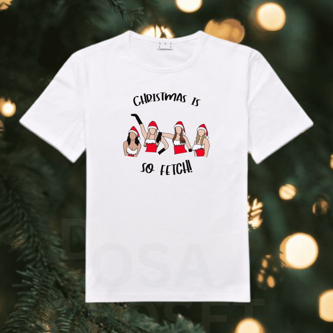 mean girls white christmas t shirt