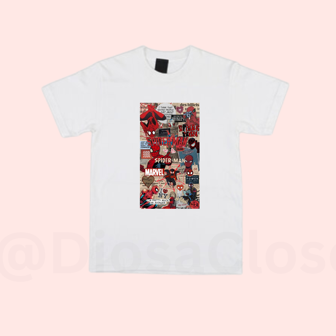 spider man graphic t shirt
