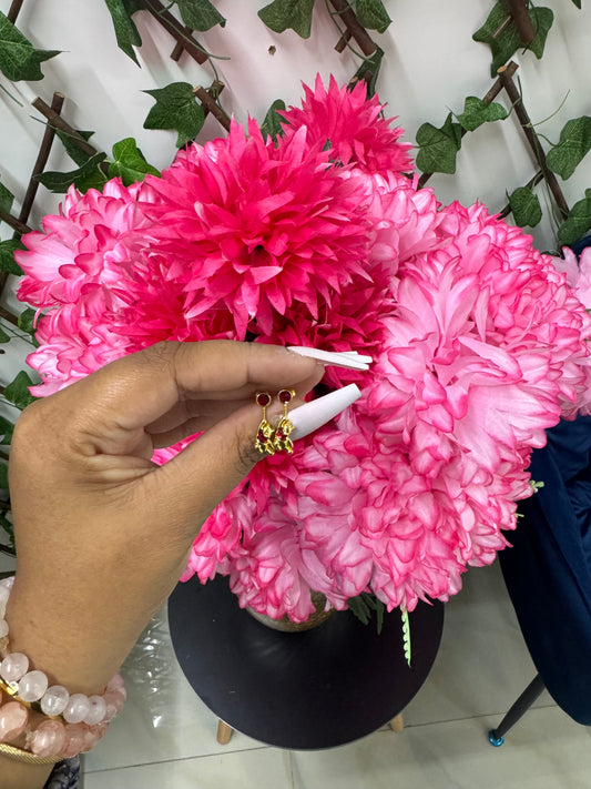 Gold plated Winnie the Pooh stud earring