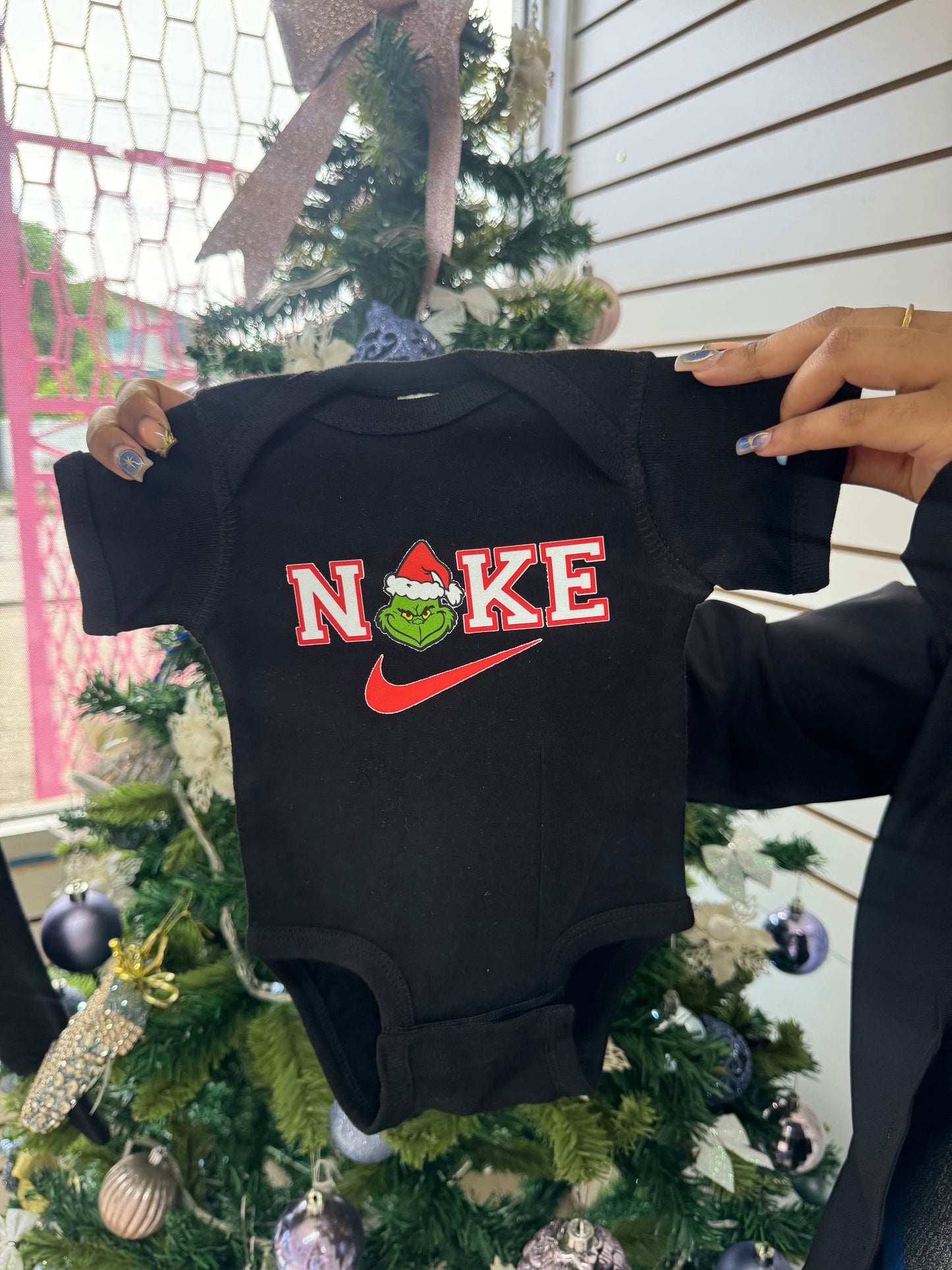 Custom print baby onesie