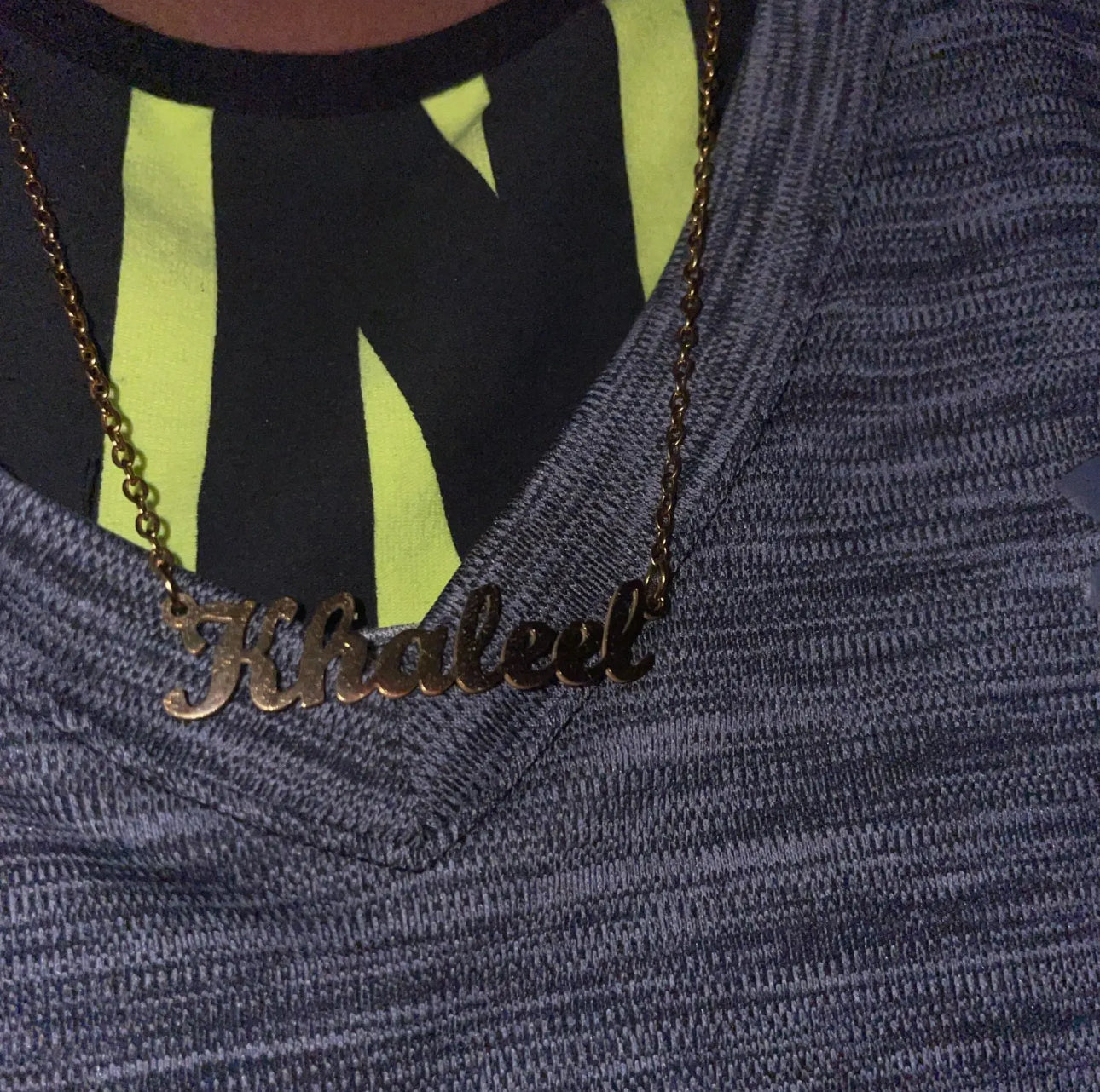 Custom stainless steel set ( necklace and bracelet )