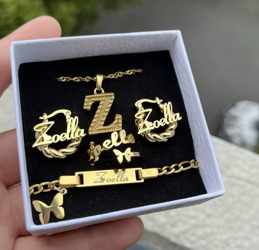 4pc golden signature kids set