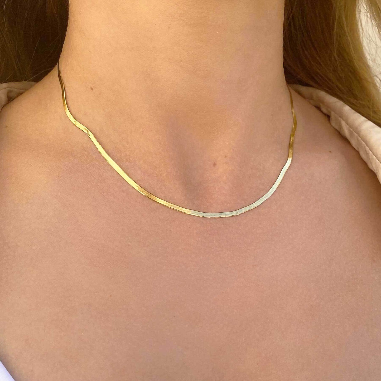 Herringbone necklace