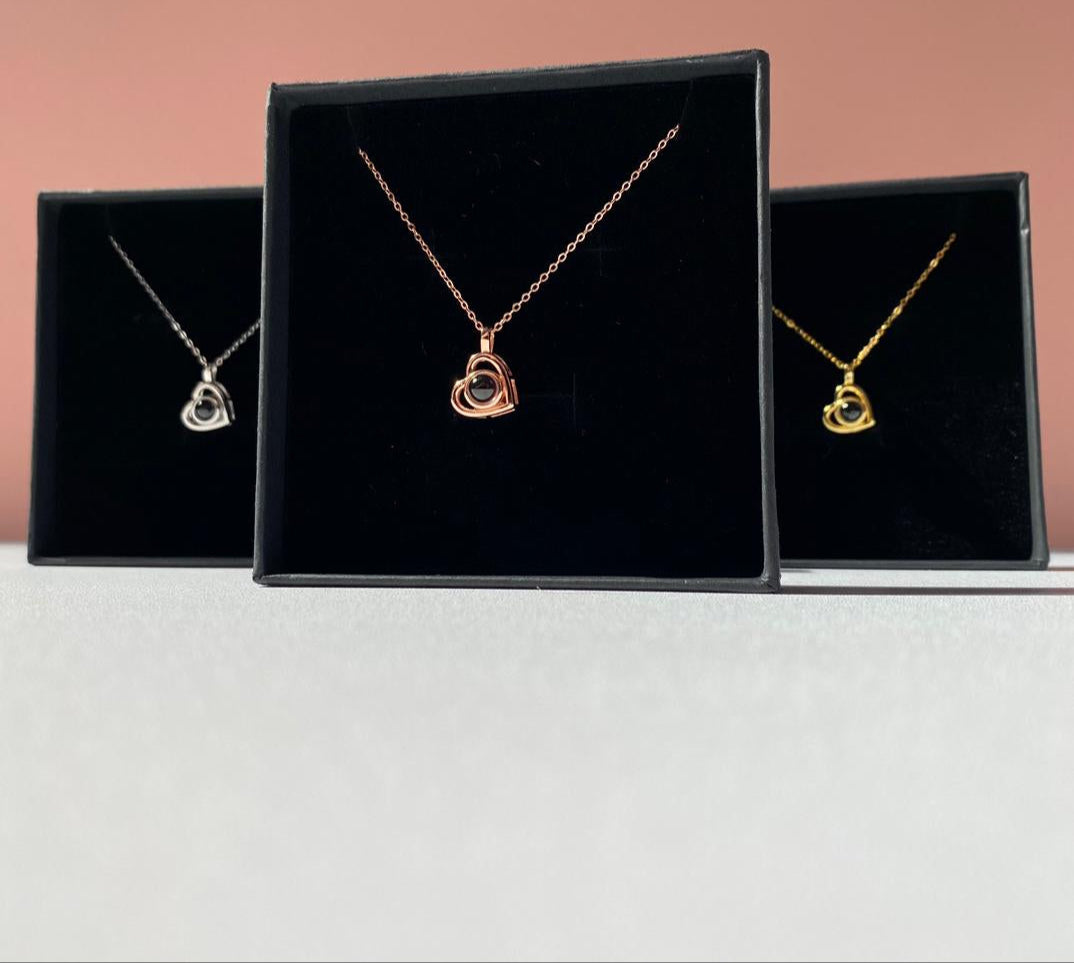 Memory Picture stainless steel necklace