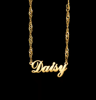 custom name necklaces ( different chain styles )