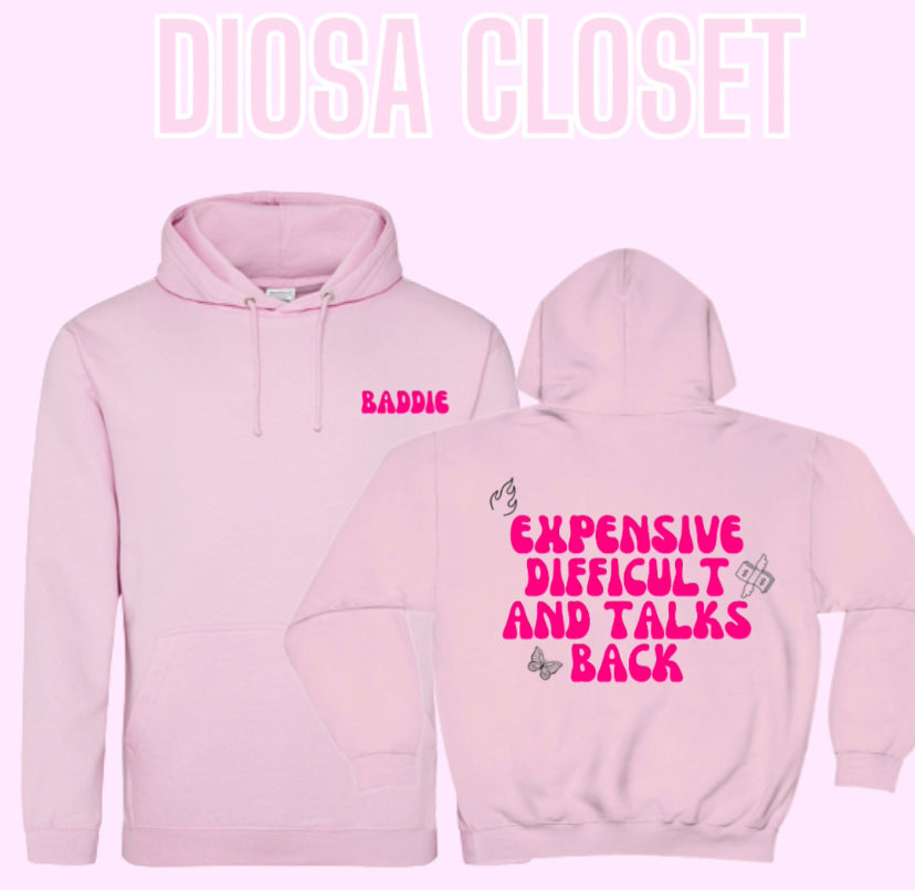 High standards baddie hoodie