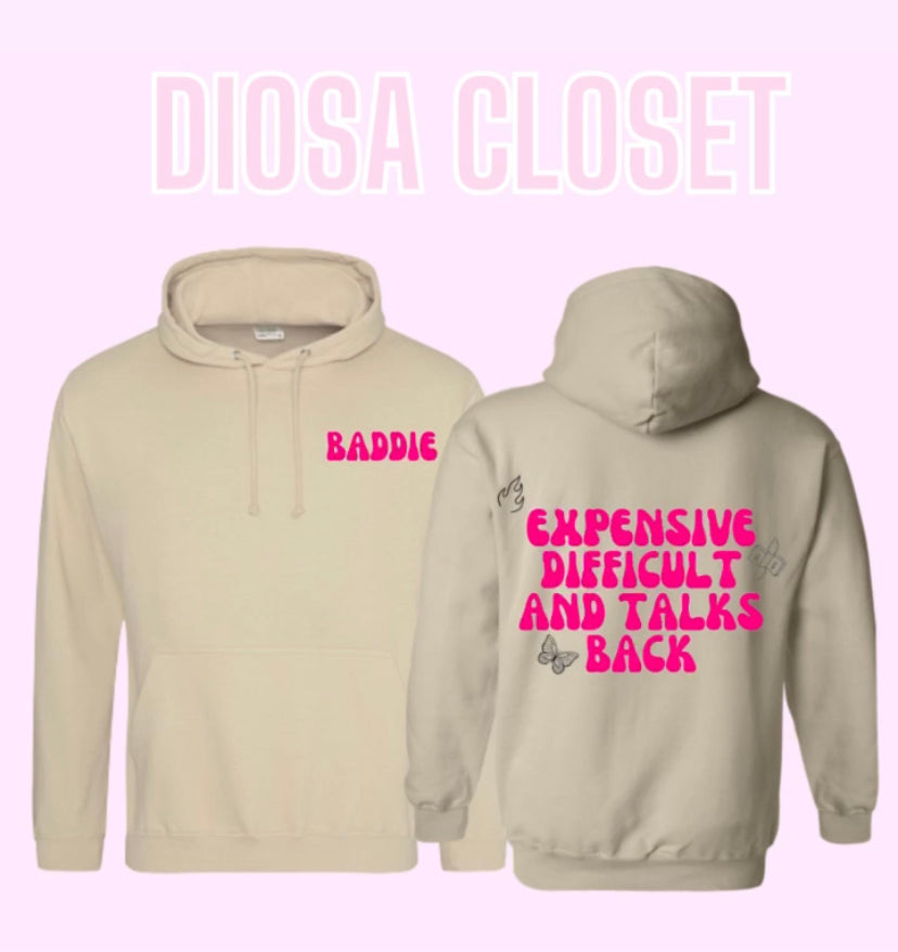 High standards baddie hoodie