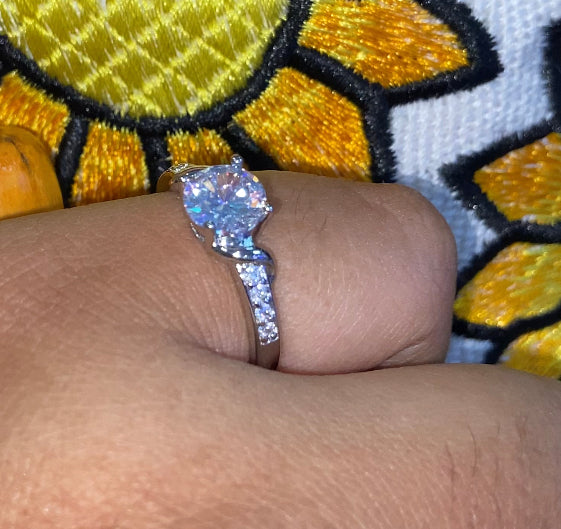 Silver plated ring