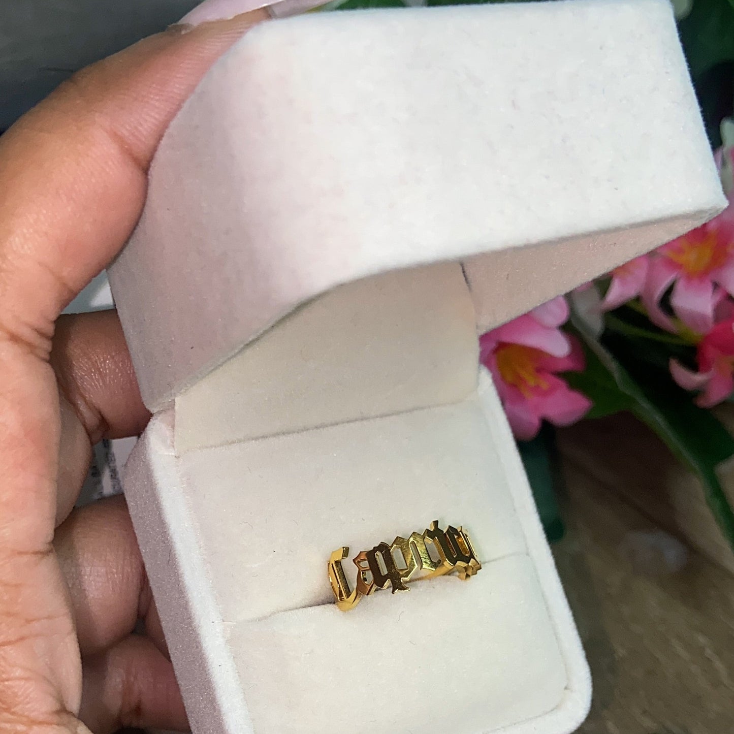 Horoscope adjustable ring