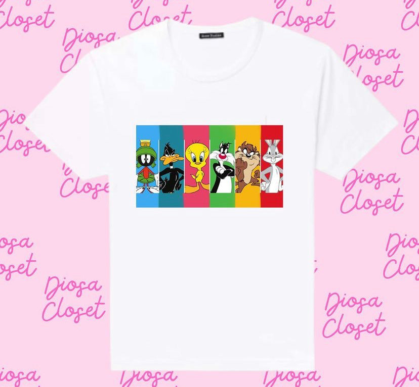 Cartoon graphic t shirt