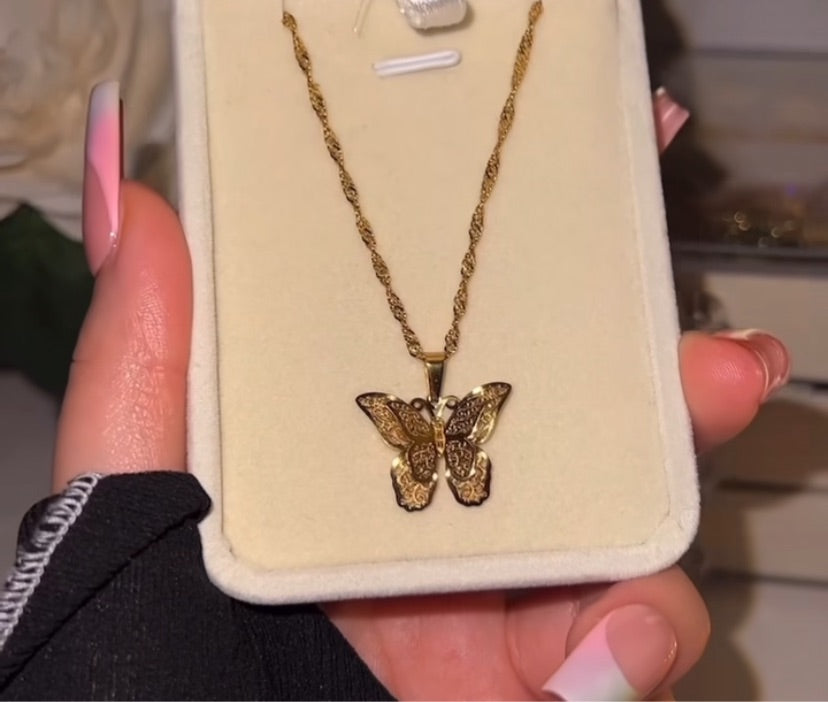 Butterfly necklace
