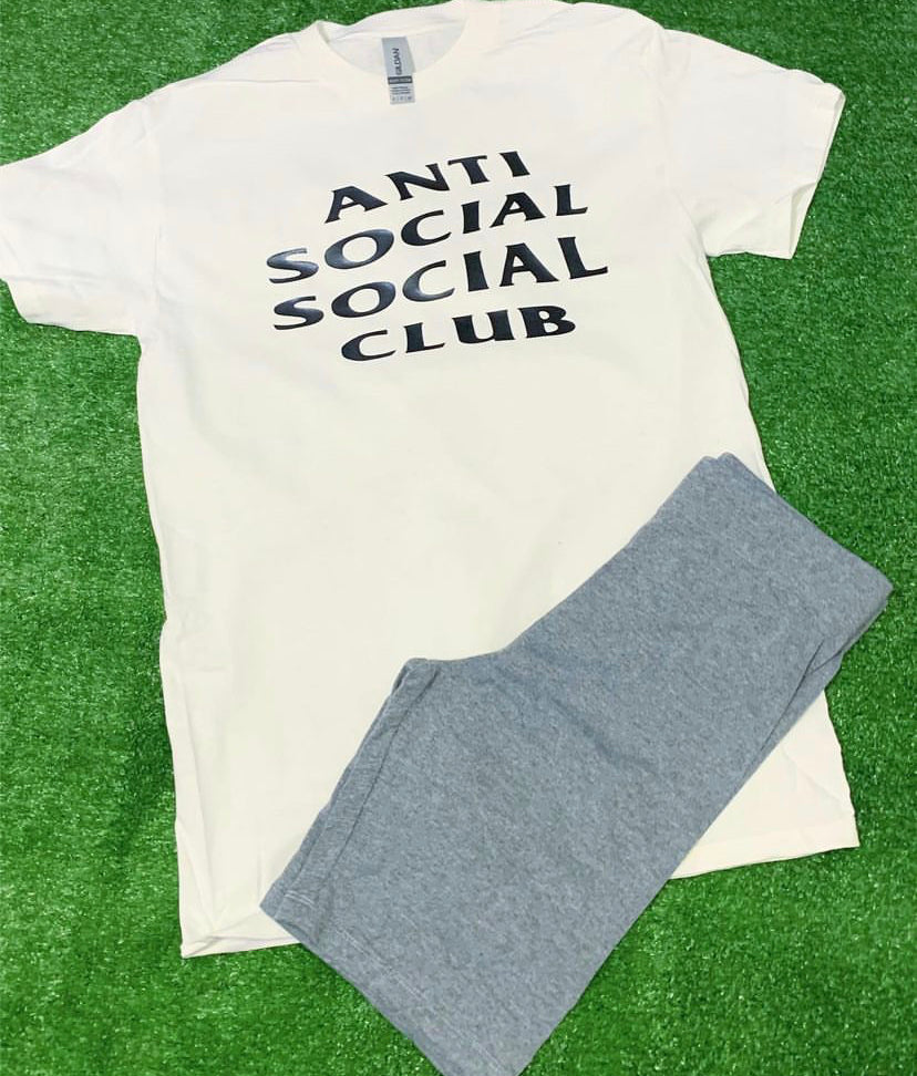 Anti social club t shirt