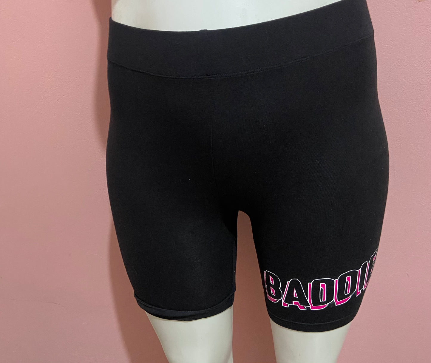 Instock large black biker shorts