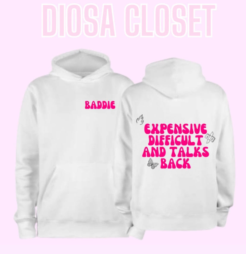 High standards baddie hoodie