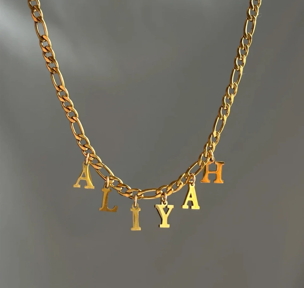 Stainless steel custom name necklace