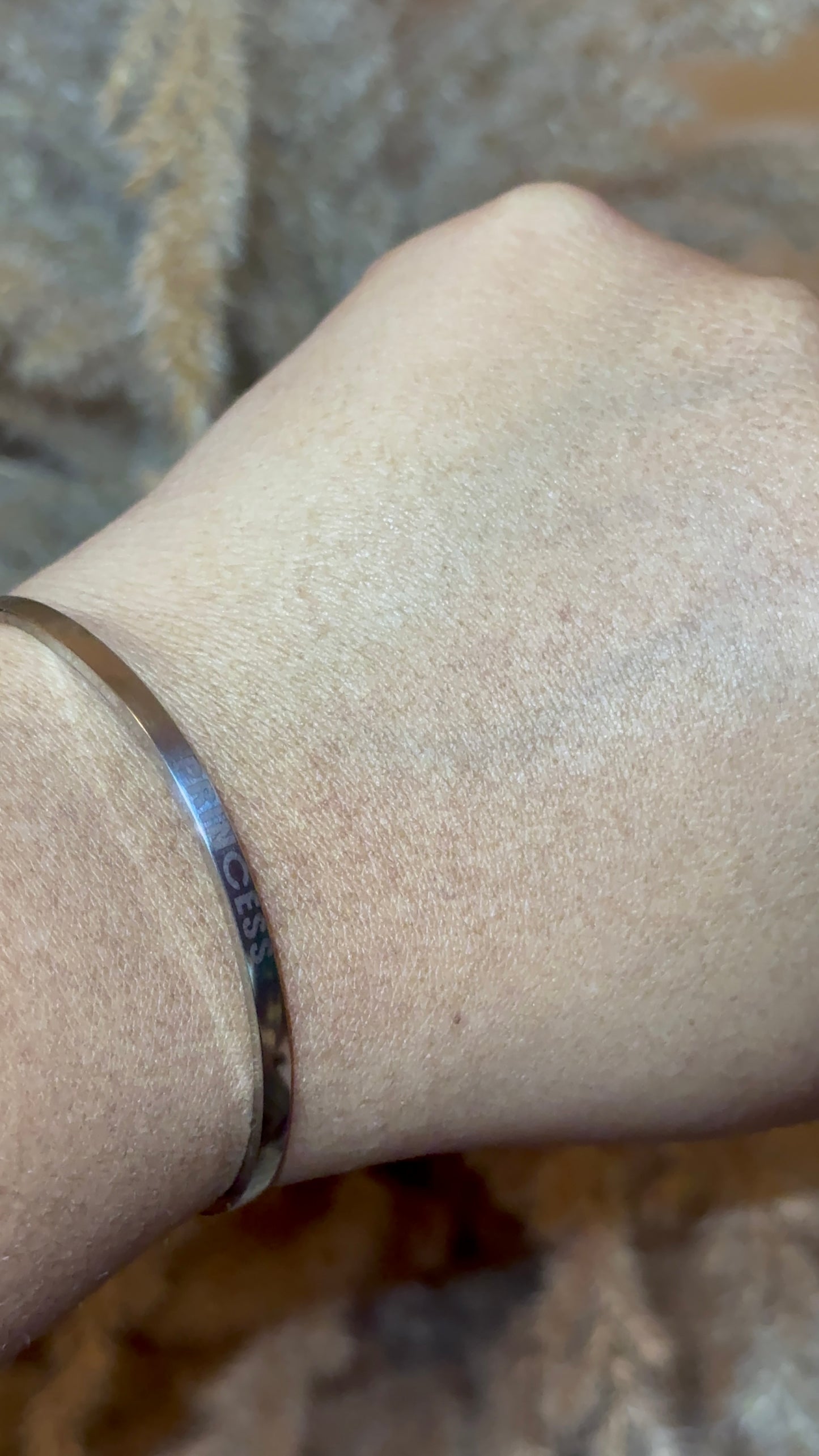 Engrave Custom Cuff Bracelet - Silver (6mm)