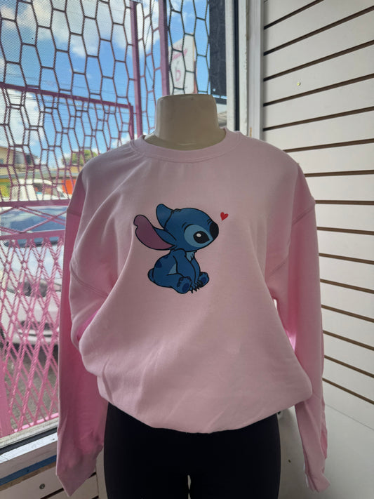 Medium  pink stitch sweater