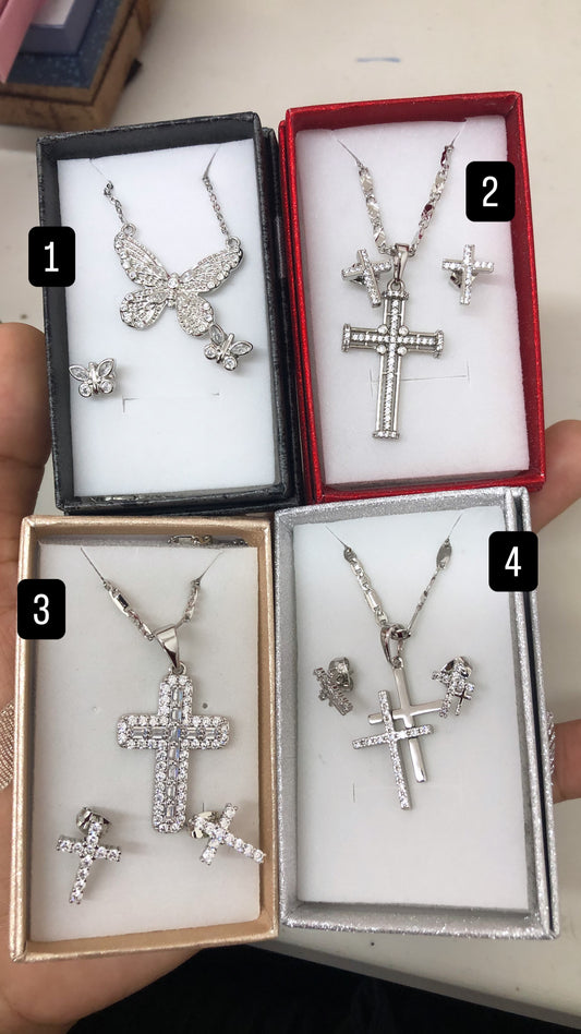 Gold plated jewelry set