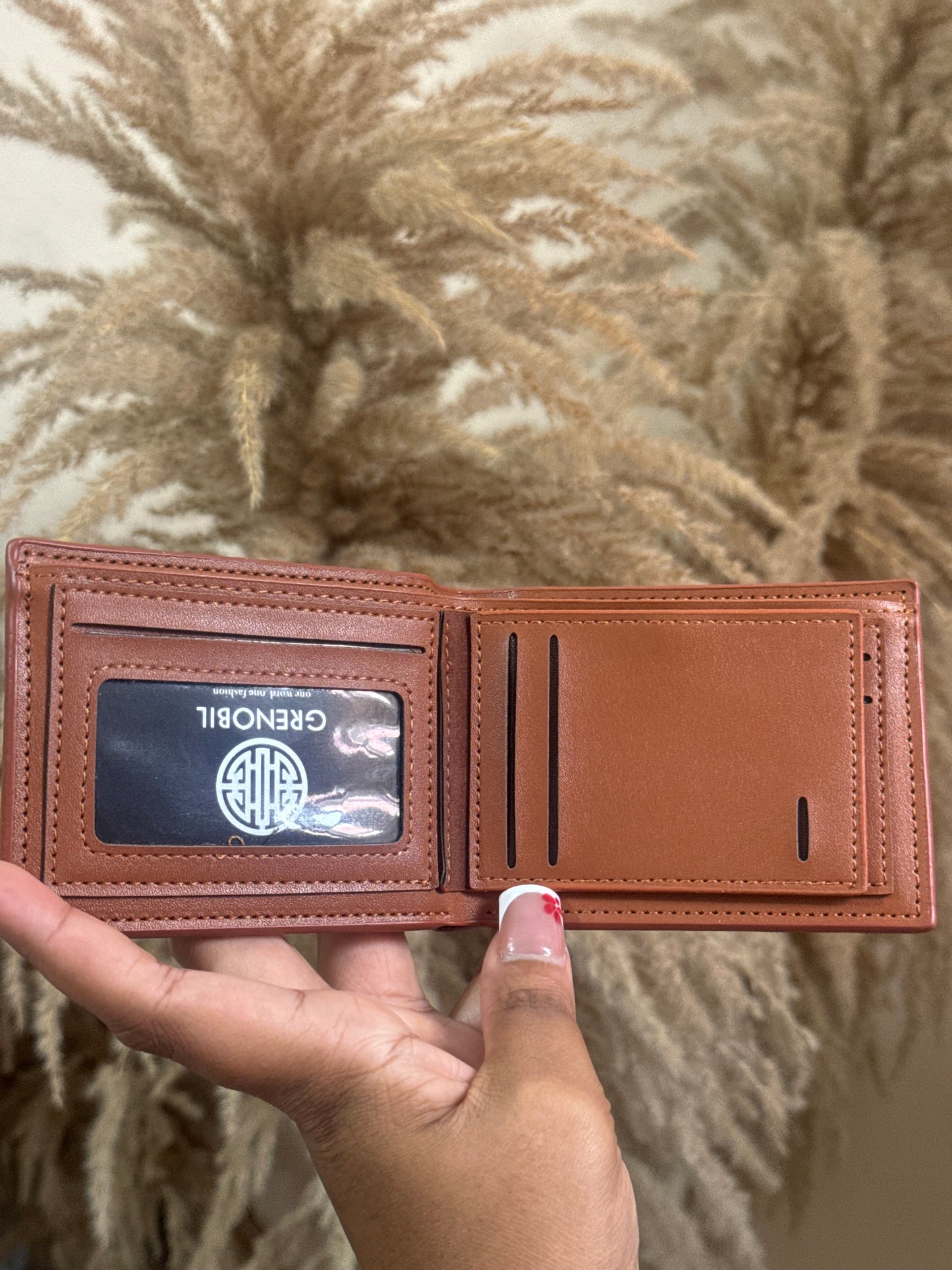 Custom engrave wallet