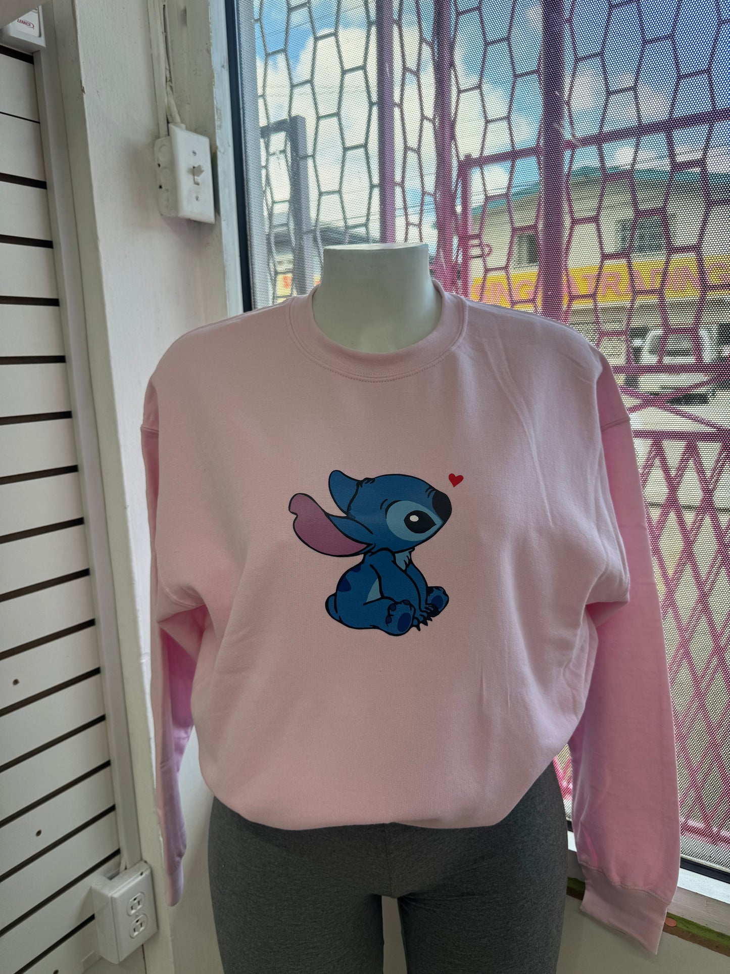 Xl pink stitch sweater