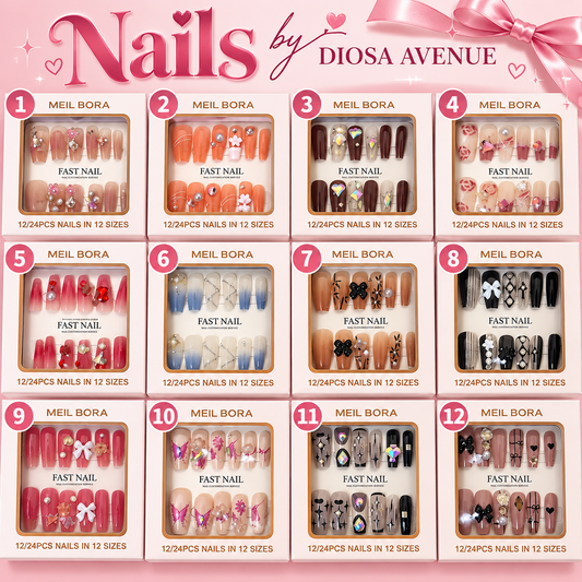Nails by Diosa Avenue – 10PC Press-On Nail Set