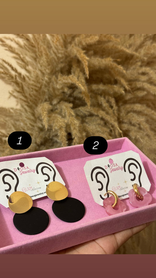 Fashion statement earrings