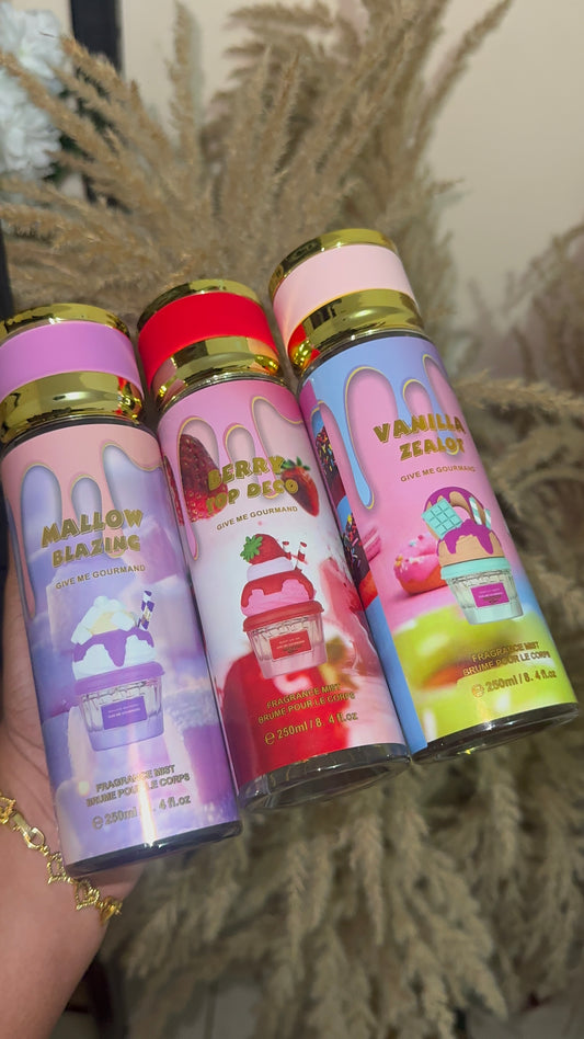 The Gourmand Body Mist Trio – 3PC Set | 250ML Each