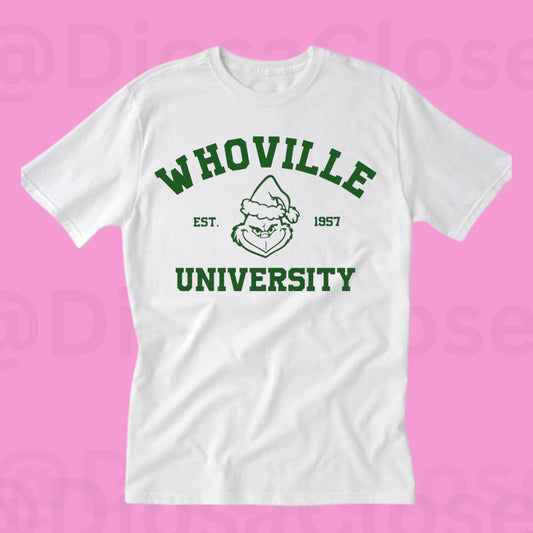 grinch university t shirt