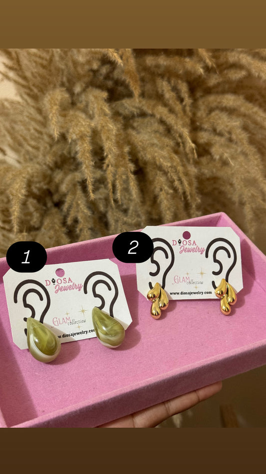 Fashion statement earrings