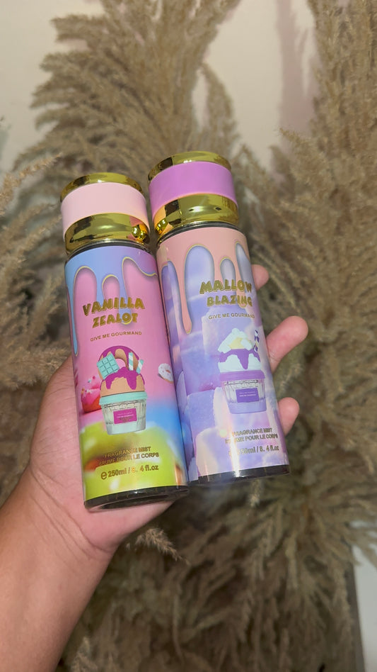 The Gourmand Body Mist – 2pc Set | 250ML Each