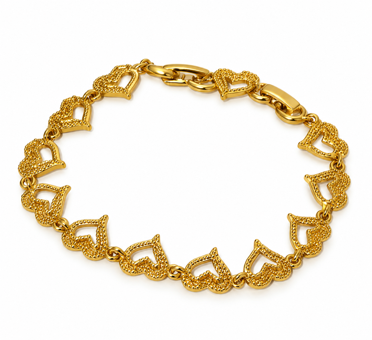 Amoura Heart Link Bracelet