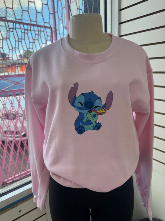 Small pink  stitch sweater