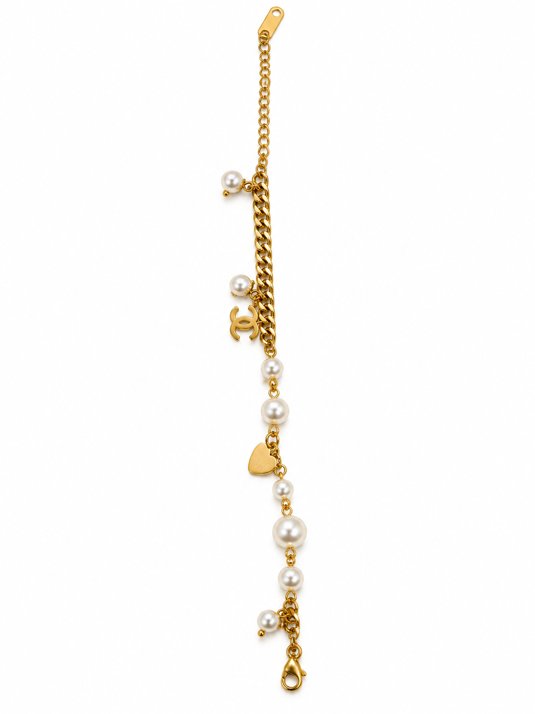 The Coco Pearl Charm Bracelet