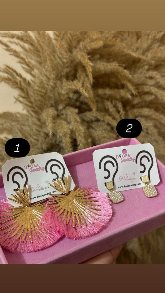 Fashion statement earrings