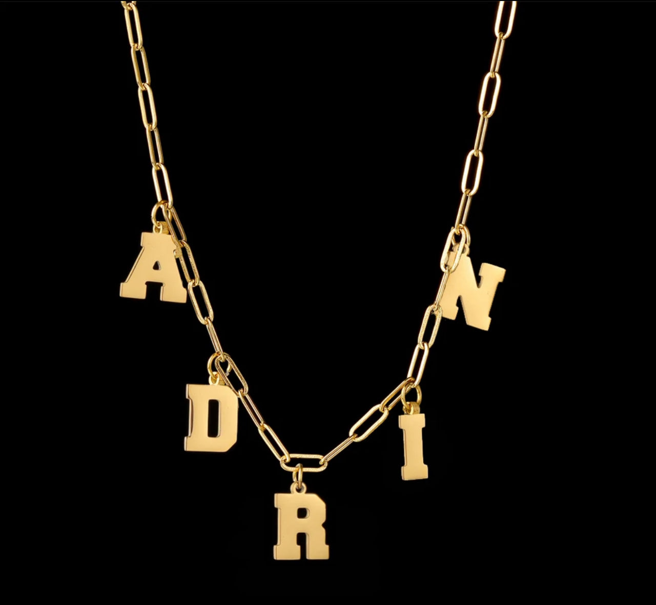 Stainless steel custom name necklace