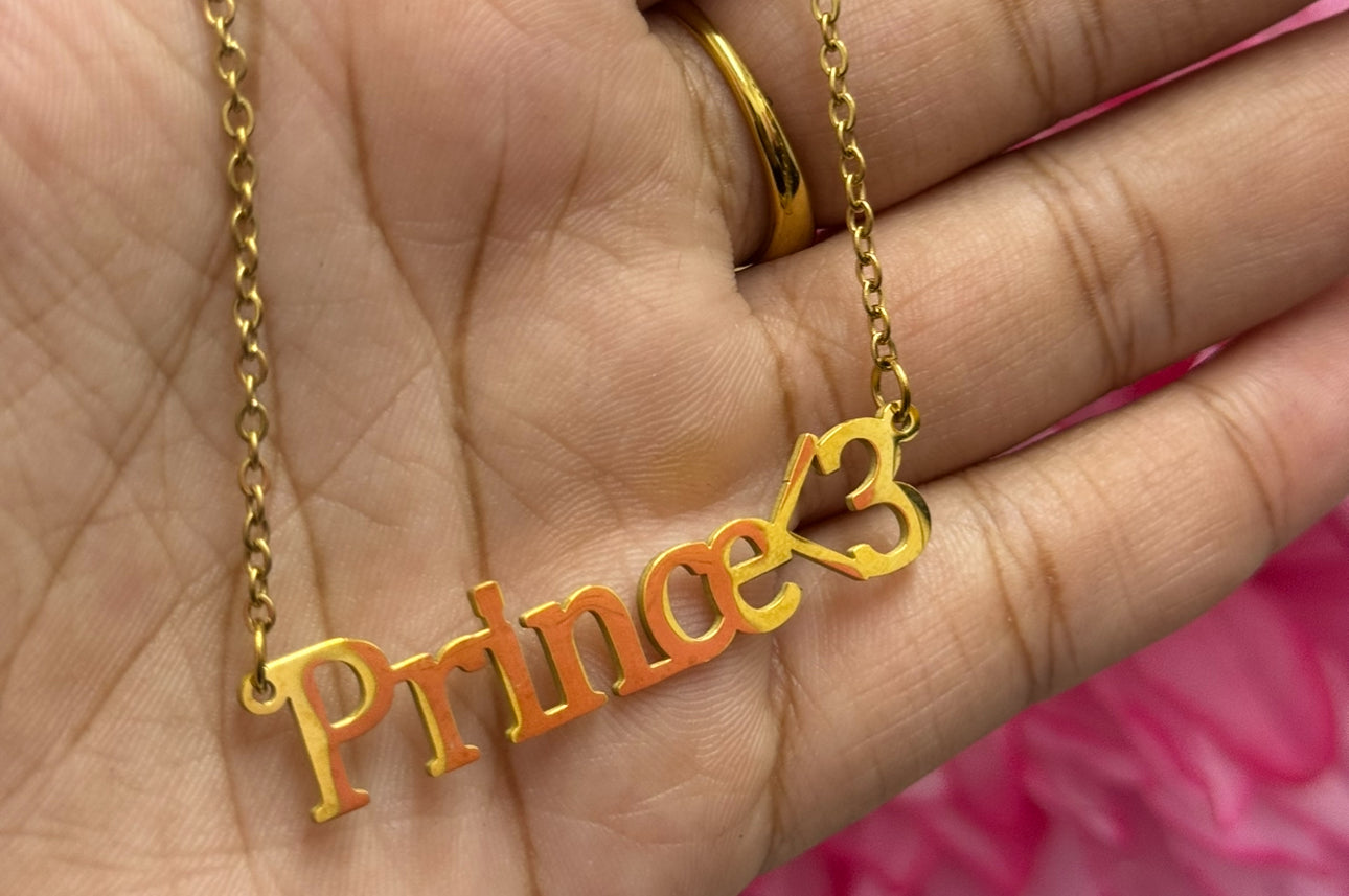 INSTOCK classic  NAME CHAIN ( cut out ( some names would have symbols