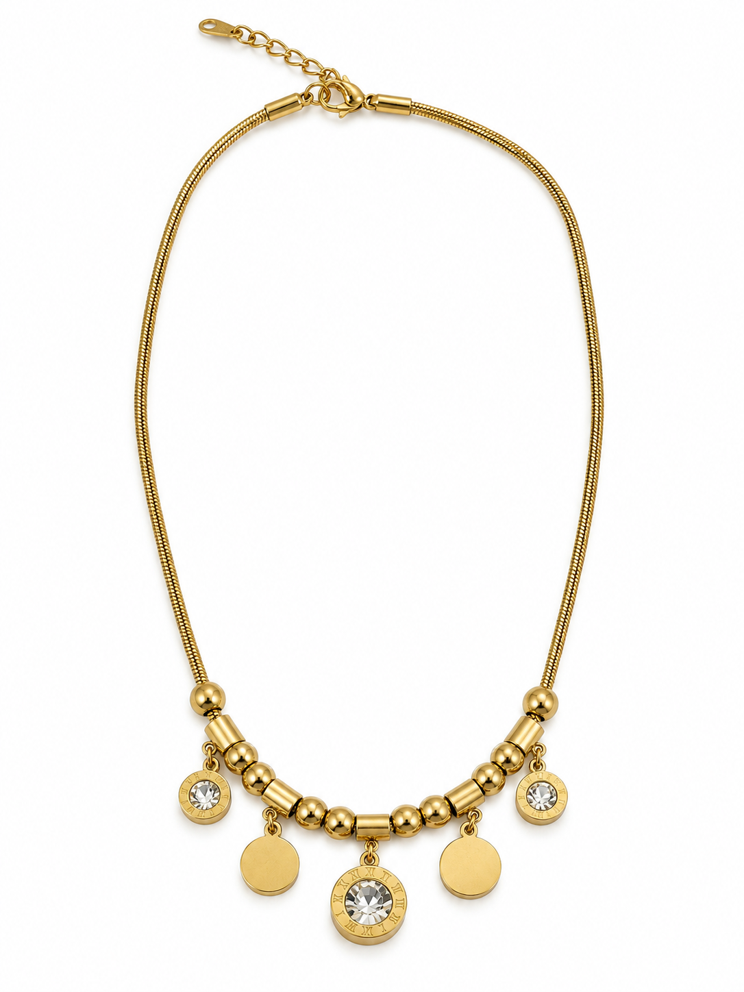 Golden Hour Medallion Necklace
